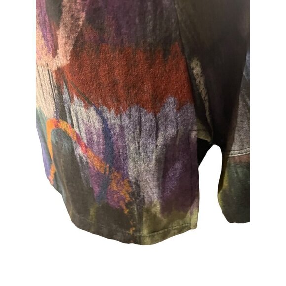 NWT Jess and jane SCOOPNECK SOFT DOLMAN SLEEVE MULTICOLORED BLOUSE - Picture 4 of 12